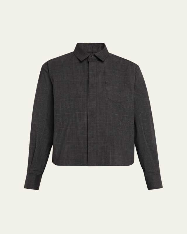 Glen Check Pleat